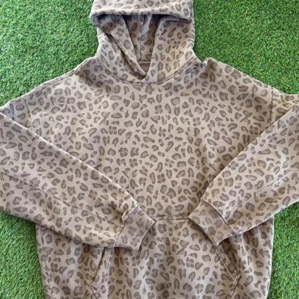 Abercrombie-fitch Women's Brown and Tan Hoodie